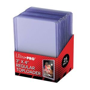 3" X 4" Clear Regular Toploader, 25ct